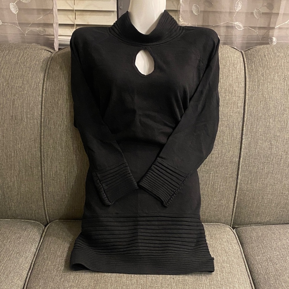 Ashley Stewart Black 3/4 Sleeve Sweater 18/20